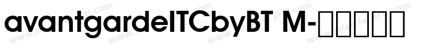 avantgardeITCbyBT M字体转换